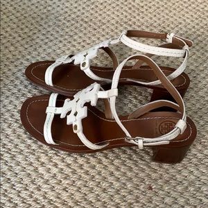 Tory Burch Shoes - Tory Burch block heels - practically brand new! Tory Burch Shoes - Tory Burch block heels - practically brand new!